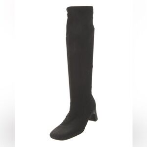 Gucci Black Heeled Knee-High Boots